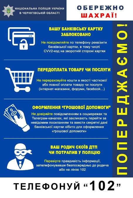 Сценарії шахрайств (посилання на матеріали)